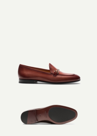 Magnanni Stella Burgundy women's loafer product details page.